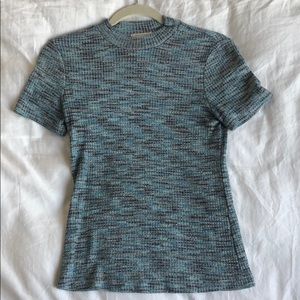 ~SOLD~Excellent blue band collar top